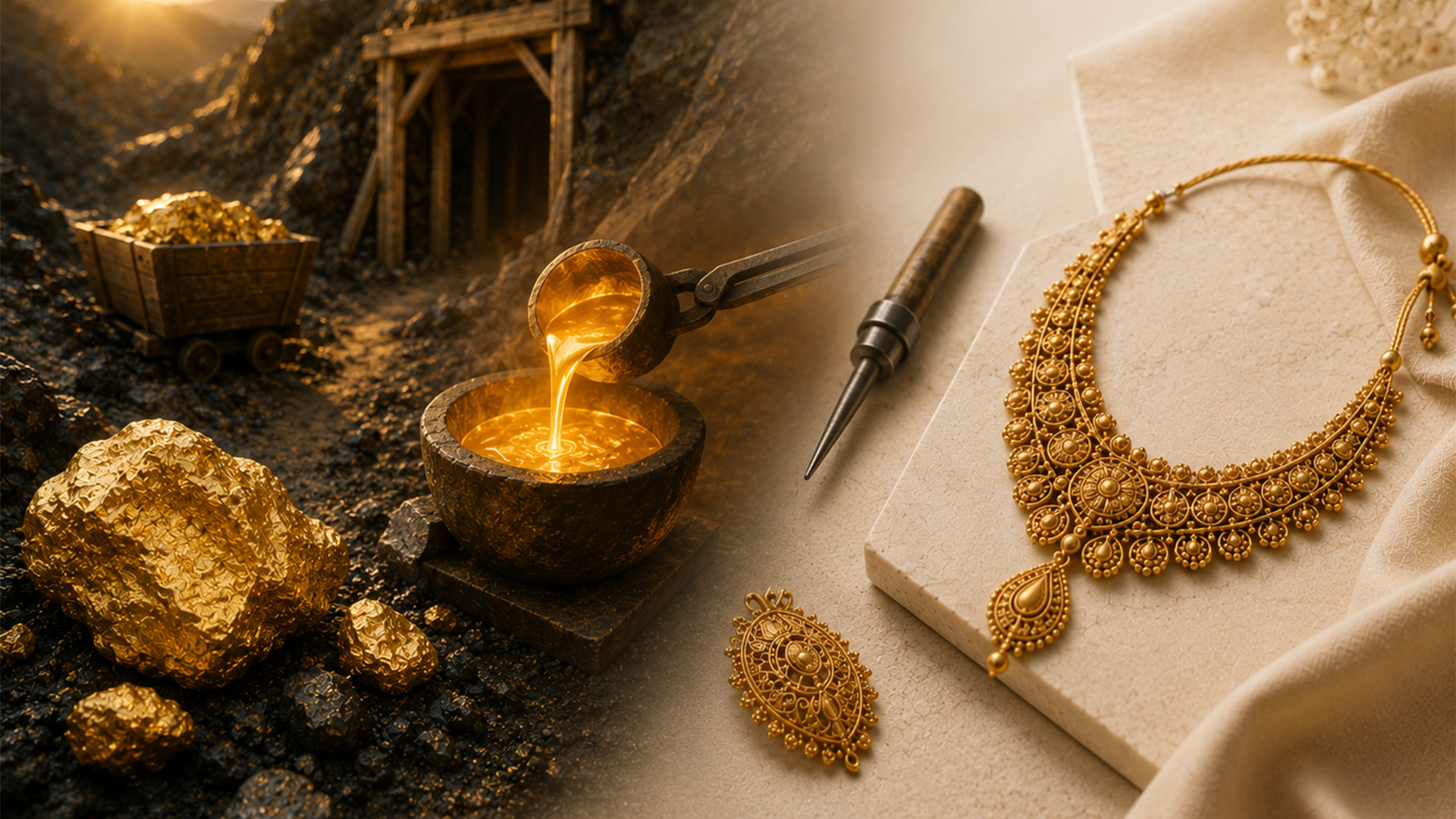 From Mine to Masterpiece: The Incredible Journey of Gold Jewellery